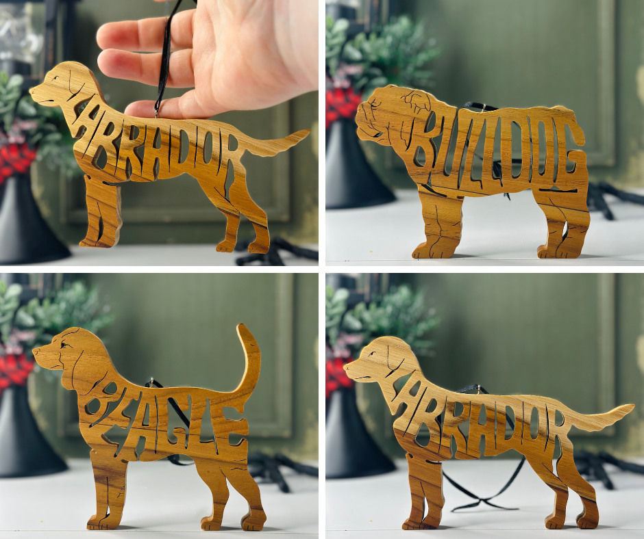 Dog Breed Ornaments A-C